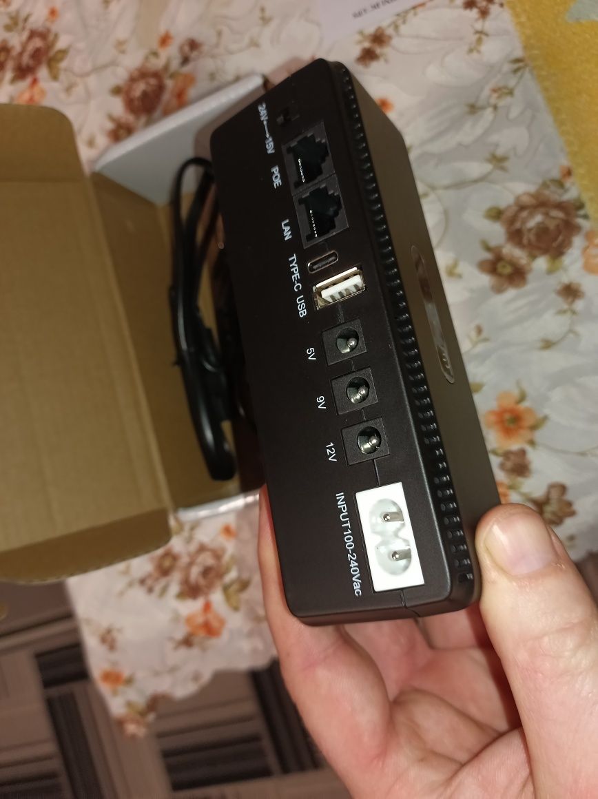 Ups ДБЖ 10400 mah для роутерів, камер спостереження 5v9v12v