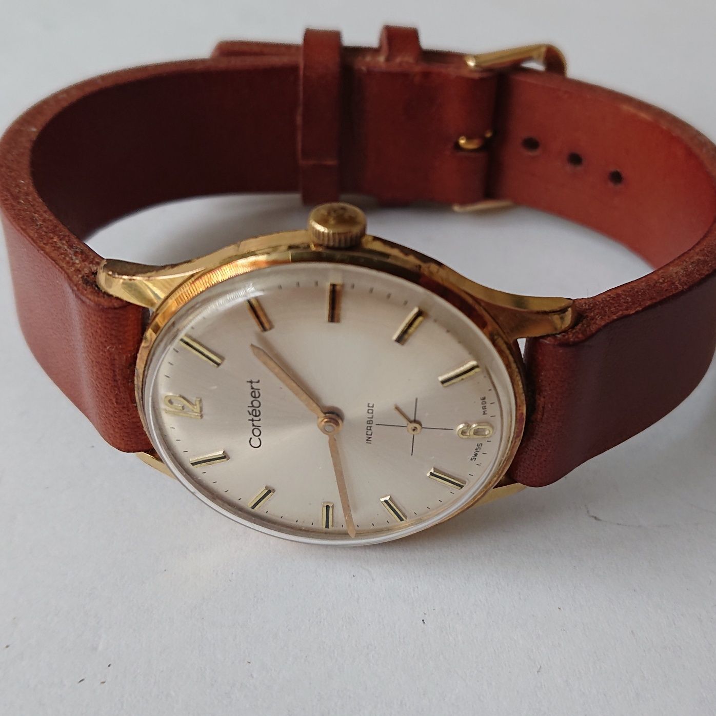 Cortebert zegarek naręczny mechaniczny kolekcjonerski swiss made