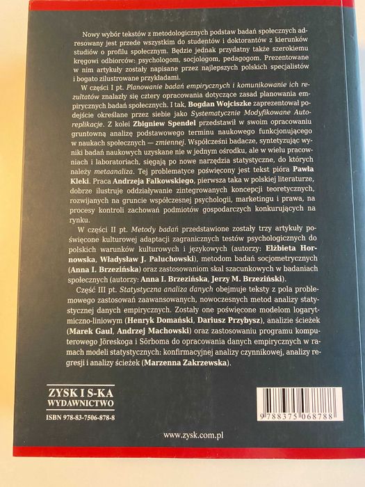 "Metodologia badań społecznych - Wybór tekstów" Brzeziński