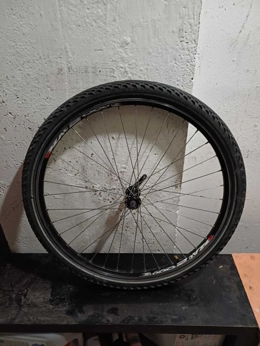 koło 26 cali przód opona  26 x 1.95 dętka auto