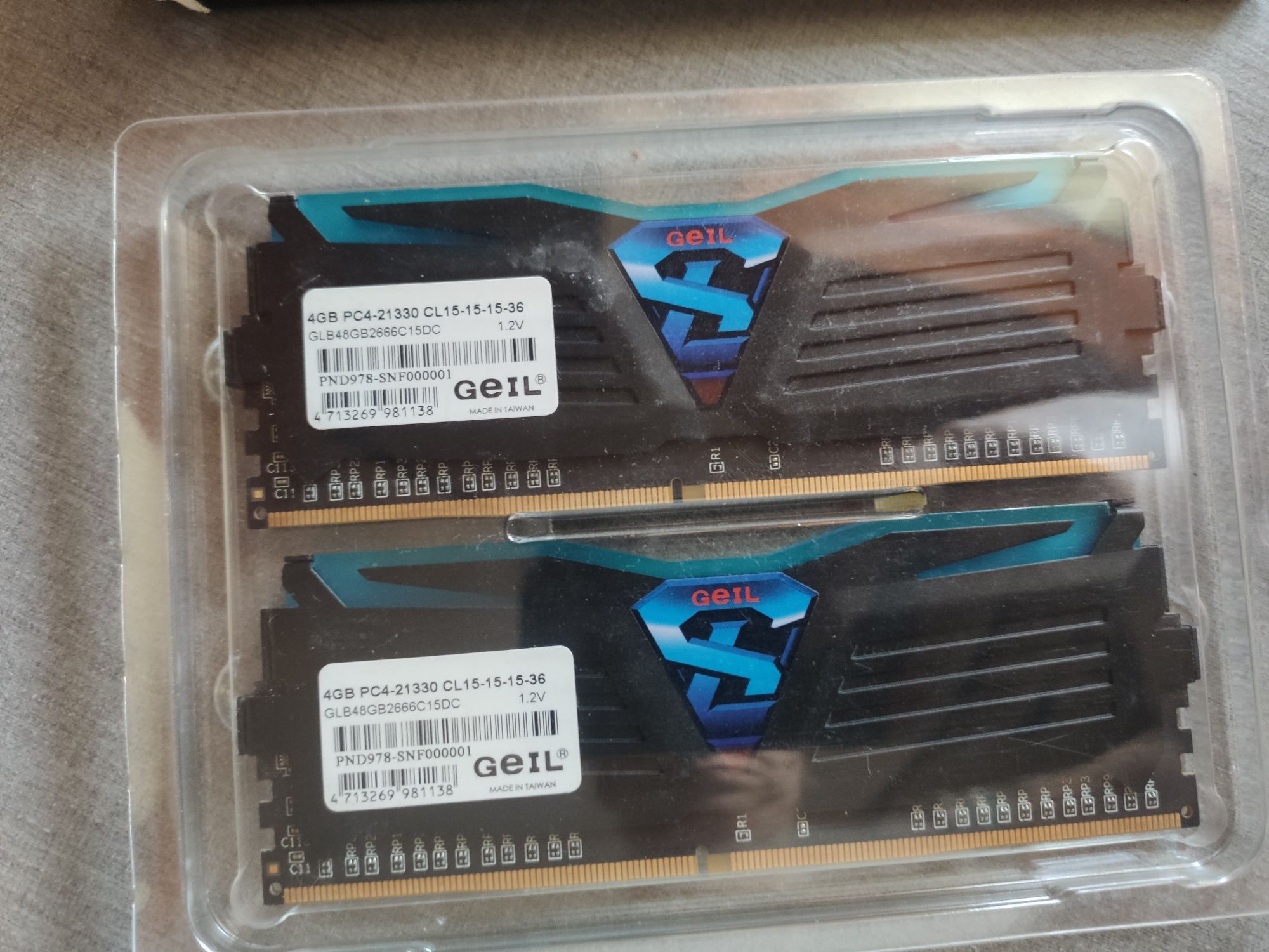 Нова оперативна пам'ять Gell ddr 4 з підсвіткою