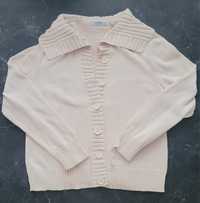 Swetr kremowy / ecru / Beżowy 100% bawełna
