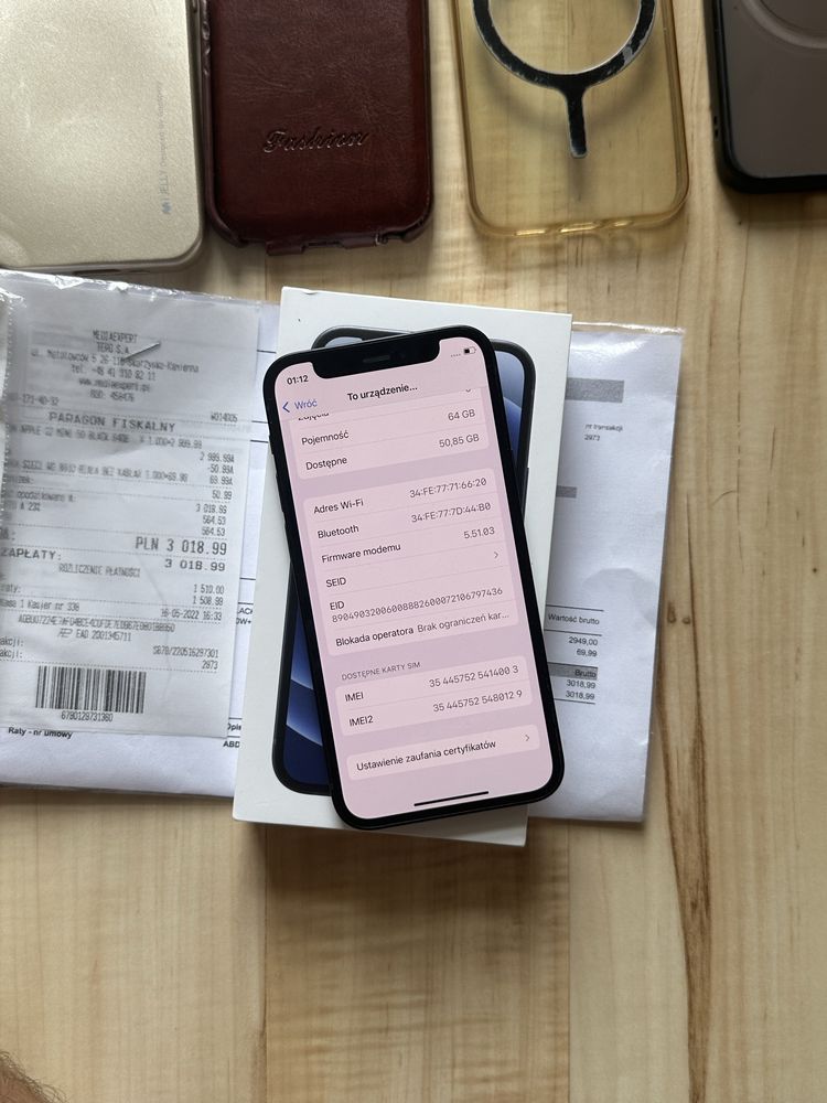 IDEALNY iPhone 12 Mini - Zestaw! 100% oryginalny