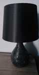 Lampa nocna czarna Agata Meble