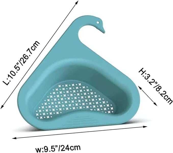 kosz odpływowy łabędzia, sitko do zlewu na resztki kuchni, 2 szt.