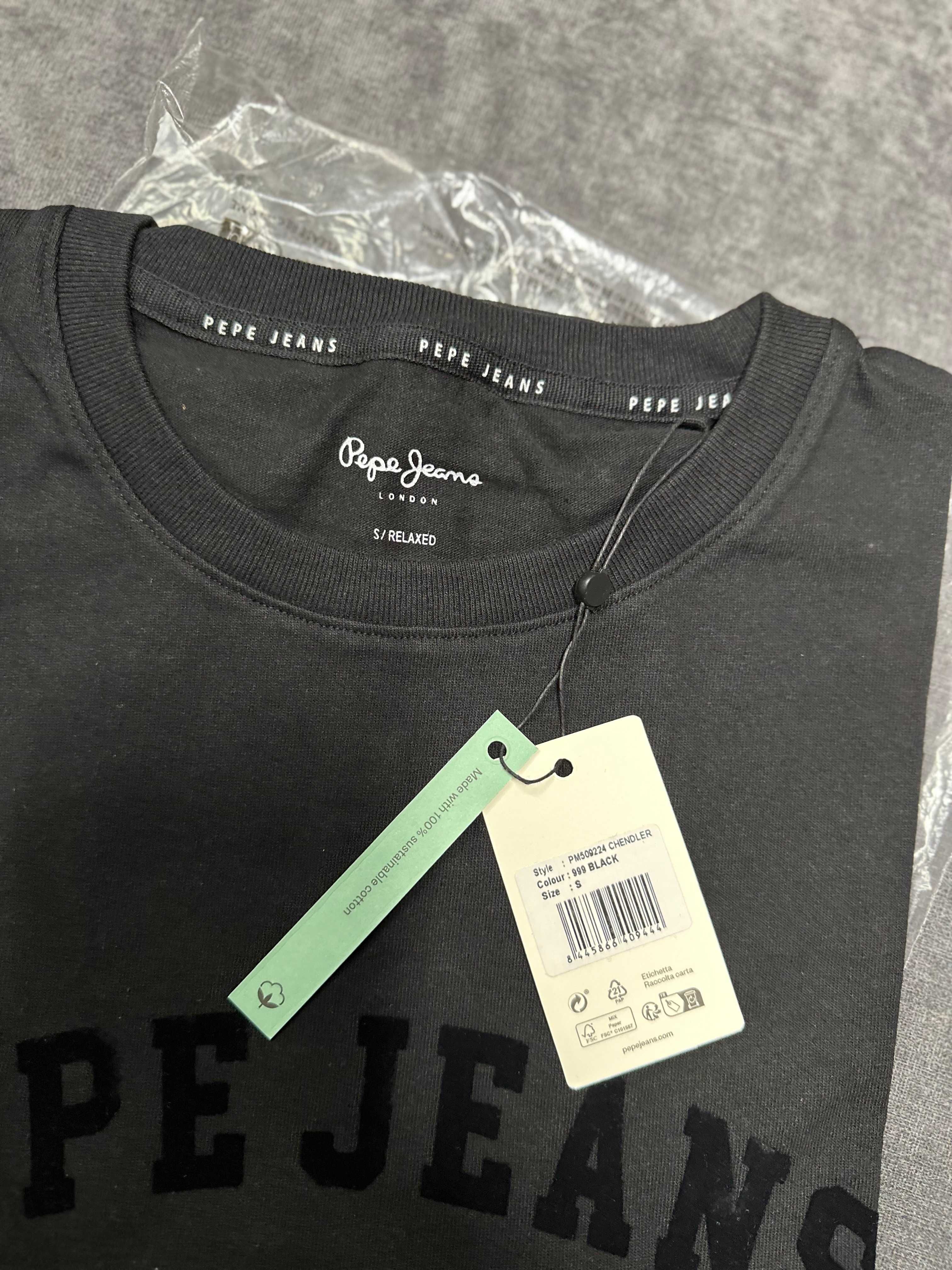 Koszulka Męska Pepe Jeans czarna rozmiar. S