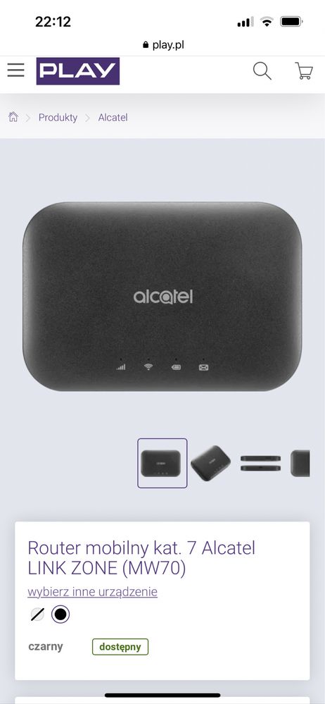 Router Mobilny Alcatel LINK ZONE