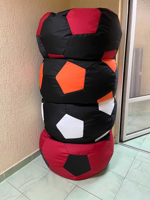 Безкаркасні крісла-мішки, пуфи. 24 кольори напряму з виробництва