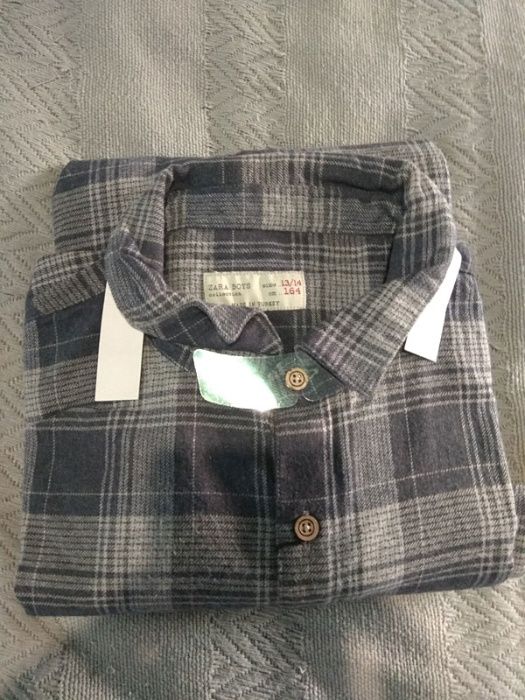 Camisa de Flanela ZARA BOYS (NOVA)