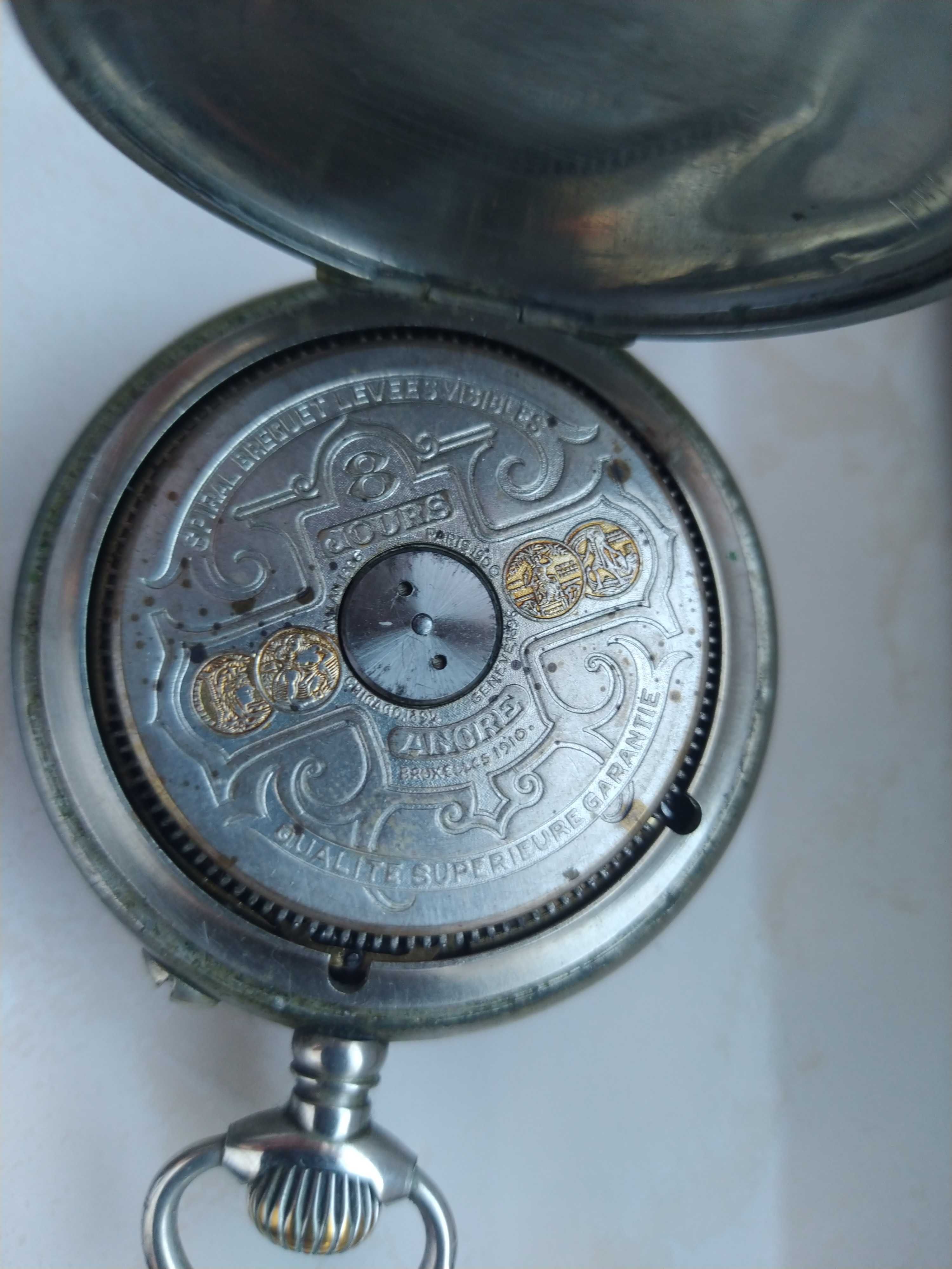 Relógio de bolso antigo, Hebdomas 8 jours