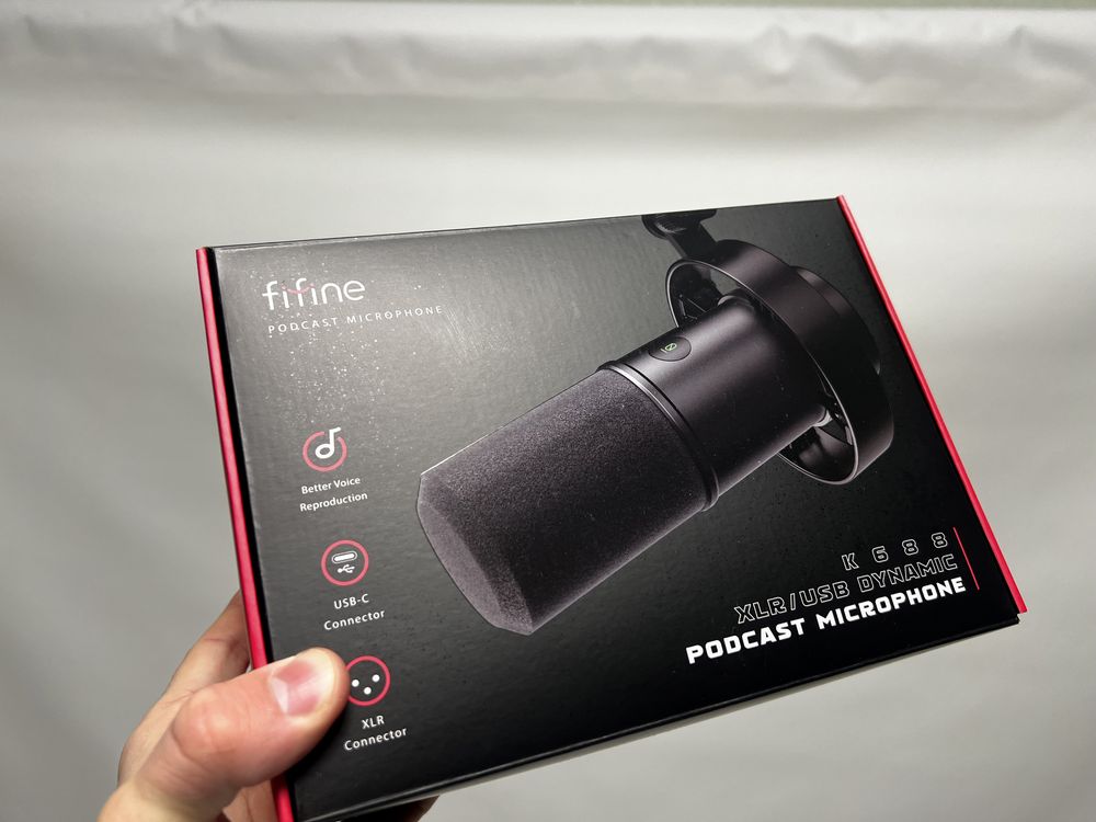 Мікрофон Fifine K688 ігровий для стріму та підкастів