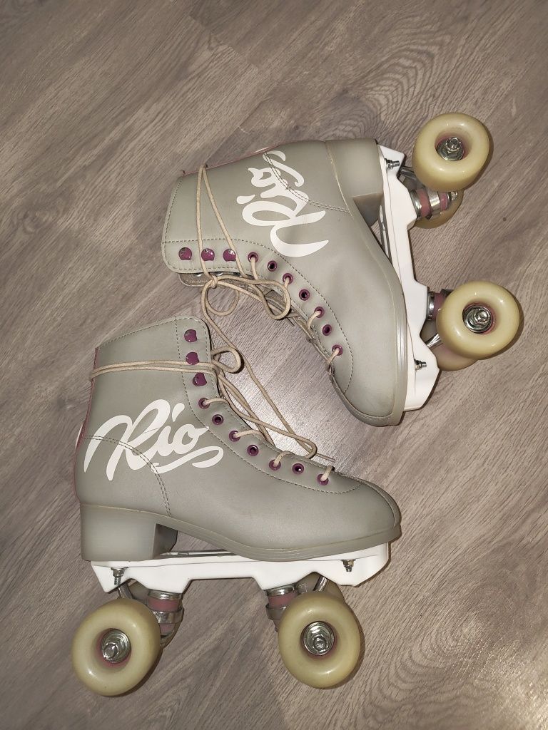 Wrotki Rio Roller Script Grey 38