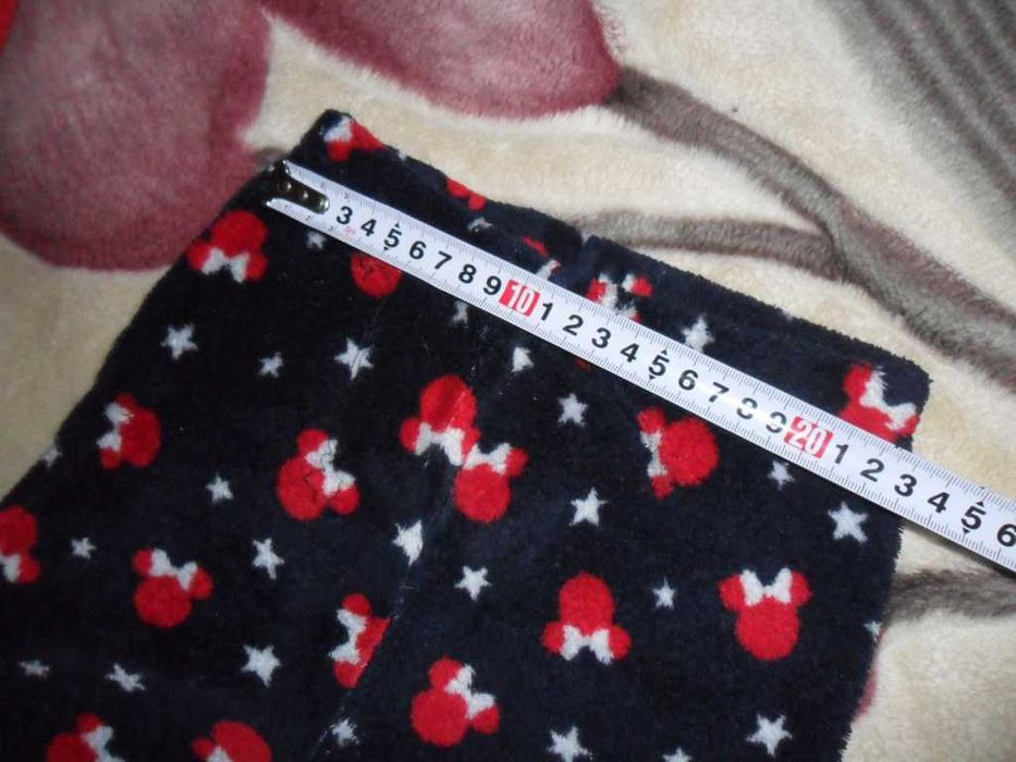 Мягкая пушистая пижама Минни 6-7 лет, піжама для дівчинки