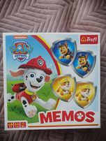 Zestaw  gier planszowych memory Psi patrol 3-6 lat