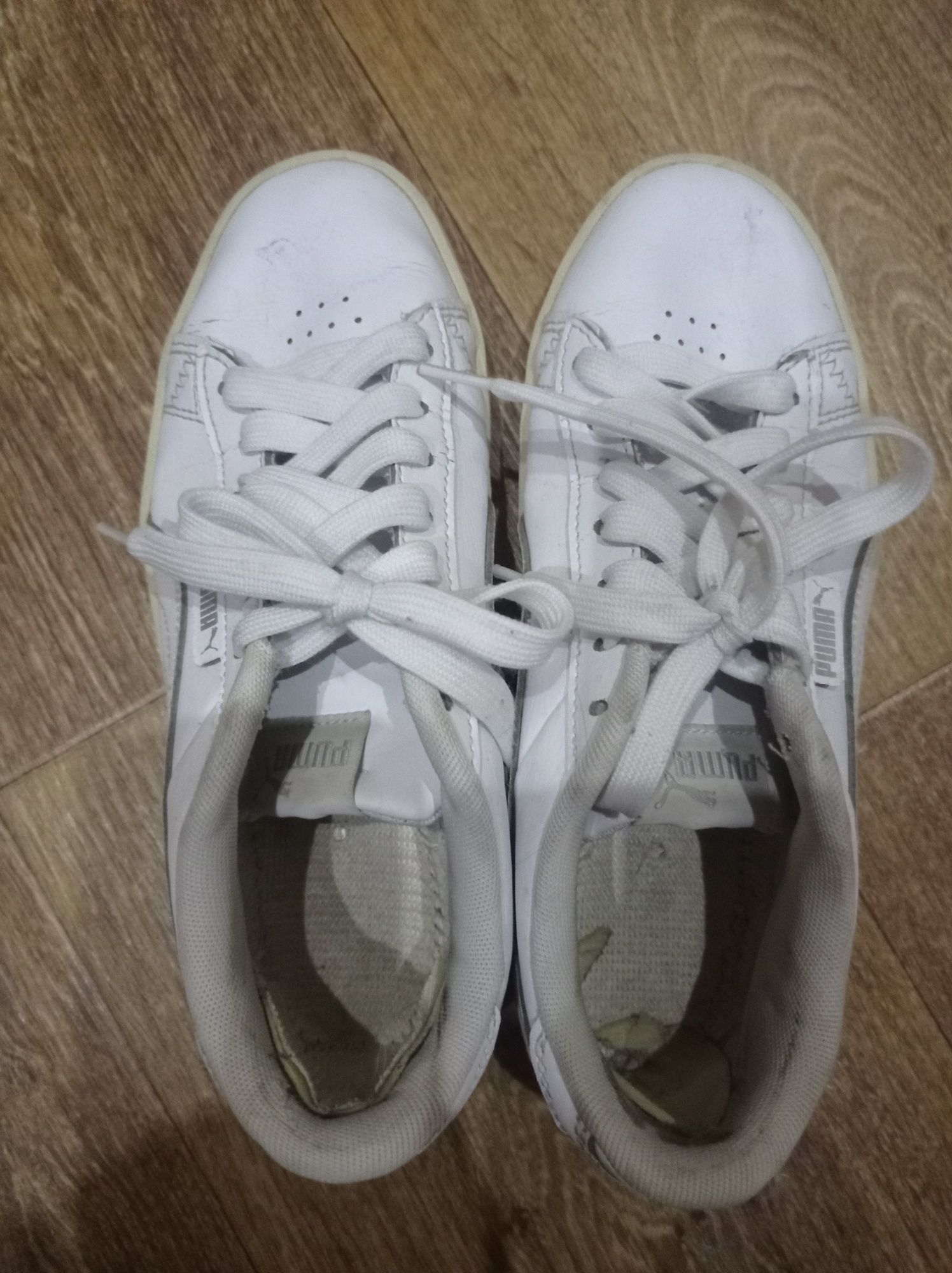 Кожаные кеды Puma