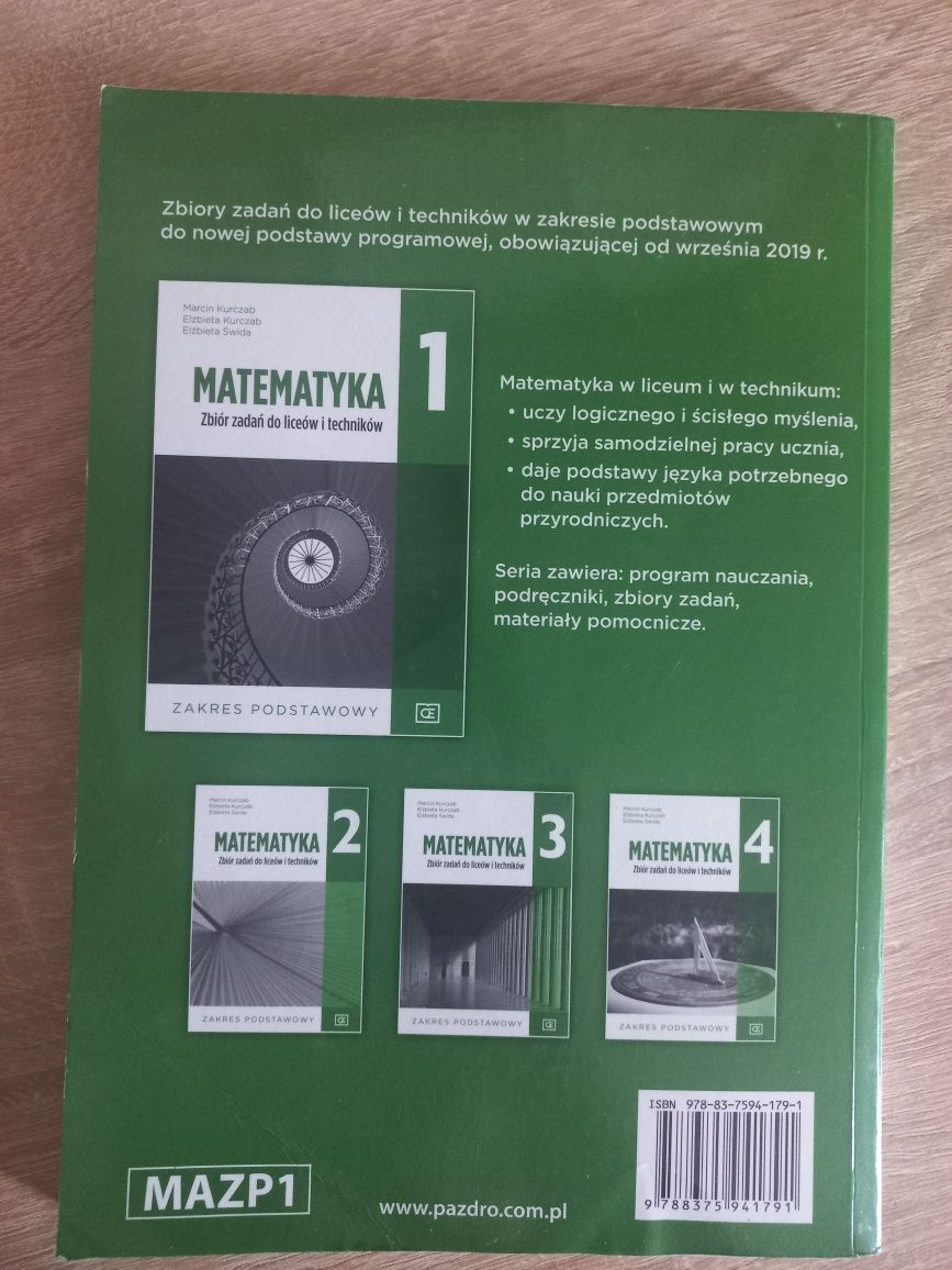 Matematyka 1 podręcznik i zbiór zadań