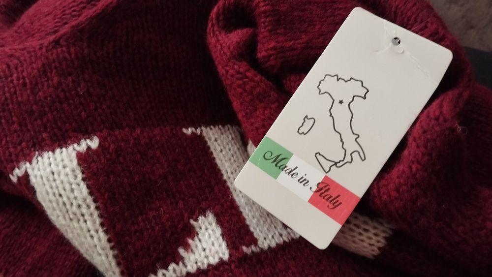 Sweterek bordo BELLA