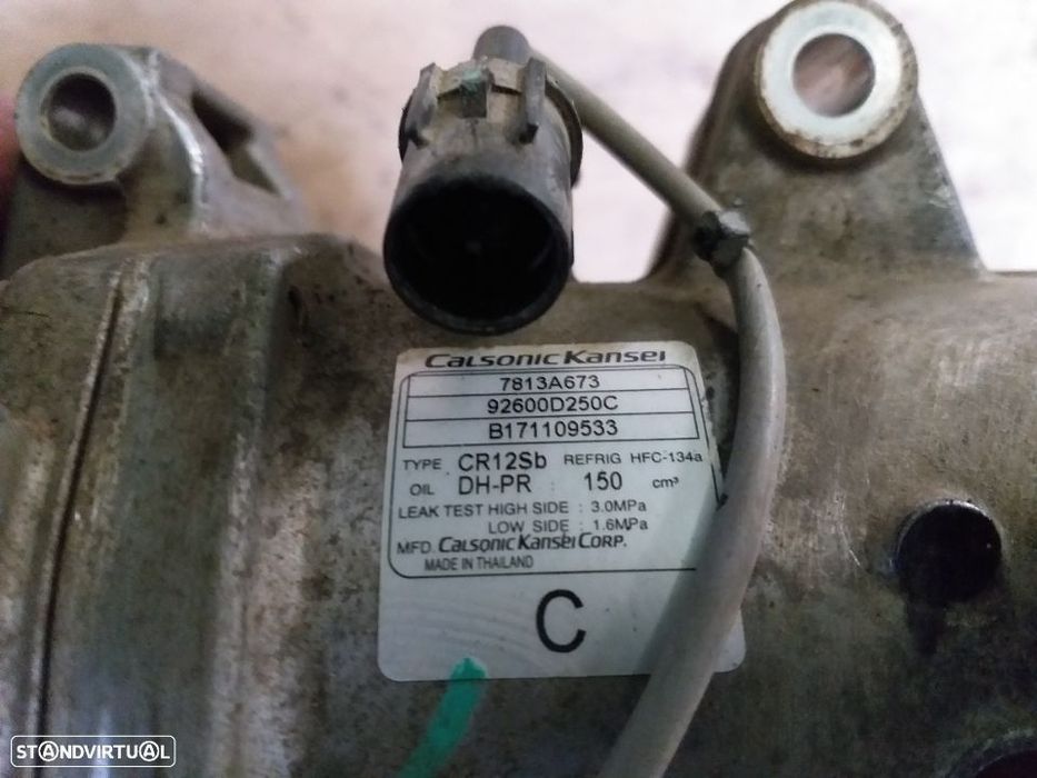 Compressor ar condicionado mitsubishi l200 / strakar - 7813.A673