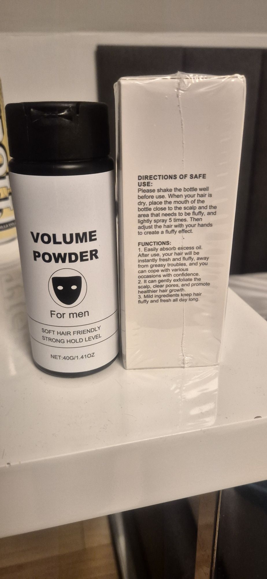 puder do włosów black mask