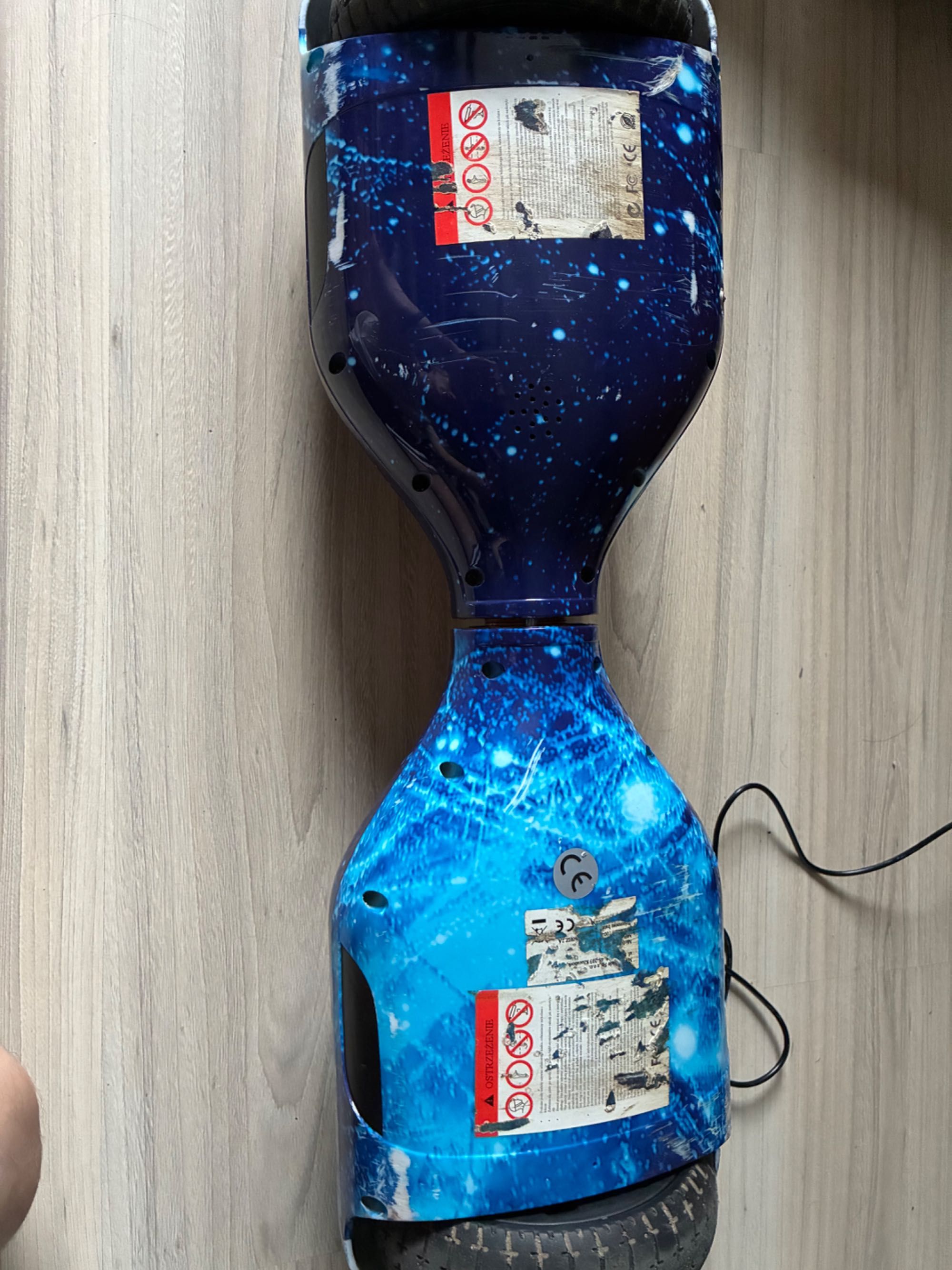 Niebieski Hoverboard z bluetooth