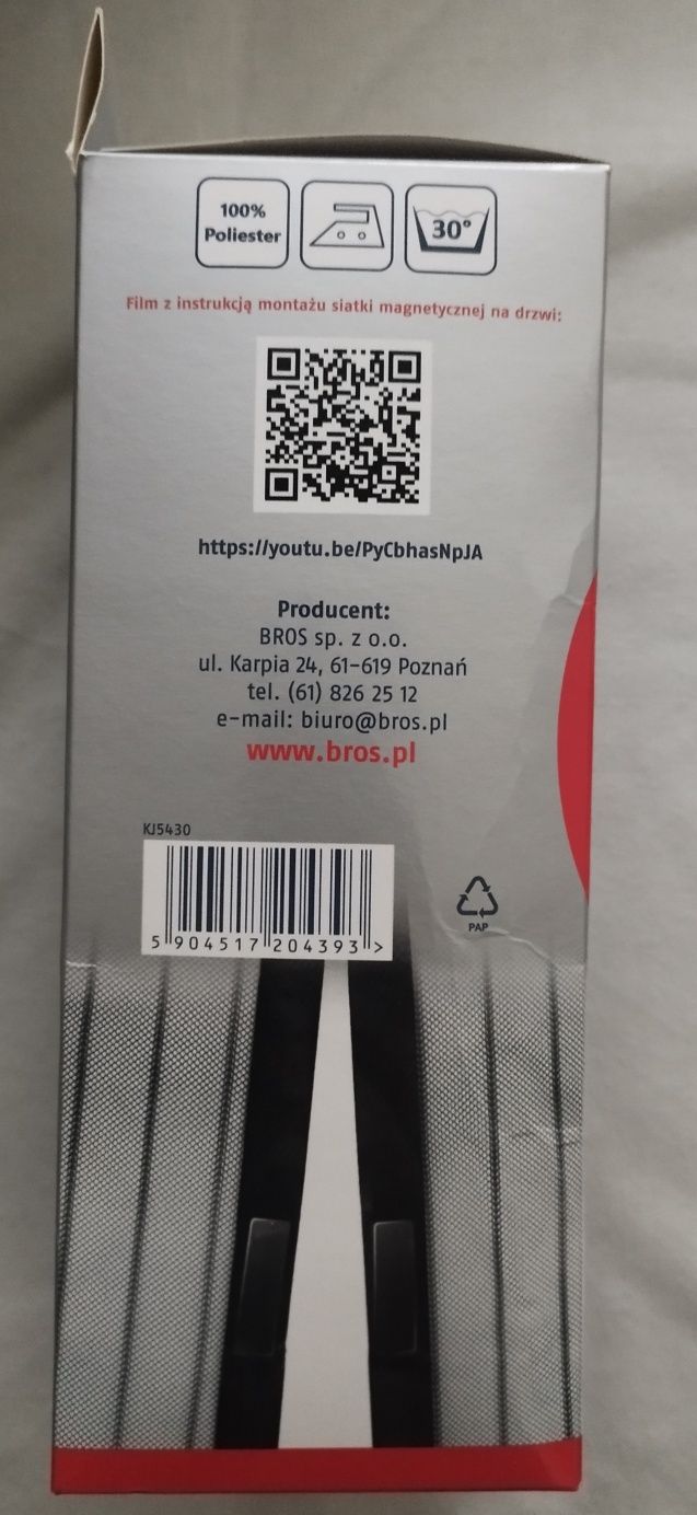 Siatka magnetyczna na drzwi na owady BROS