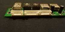 Painel frontal para caixa USB Audio Firewire (1394)