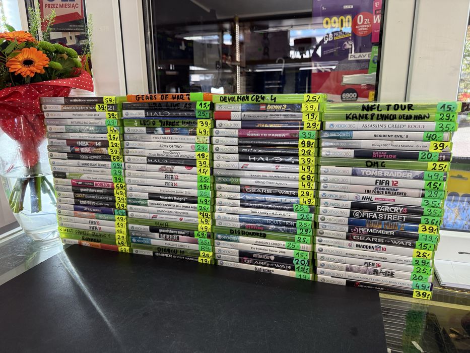 Gry konsola XBOX 360, rozne tytuły, Lego, Minecraft