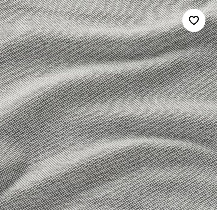 Capa de Sofa 2 lugares kivik marca Ikea tecido cinzento