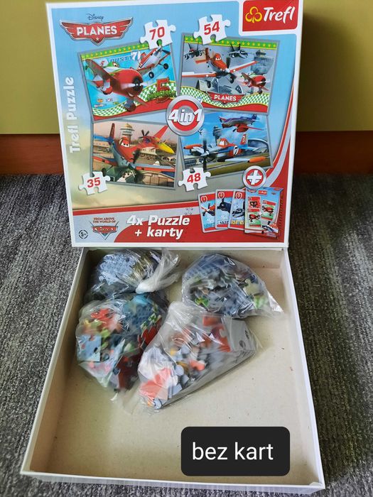 Puzzle samoloty 4w1