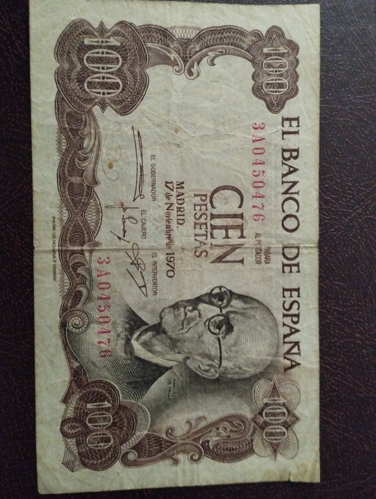 Cem pesetas Espanha