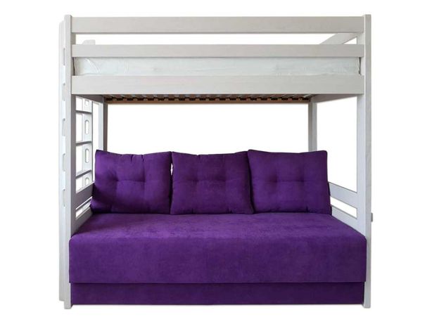 двухъярусная кровать с диваном