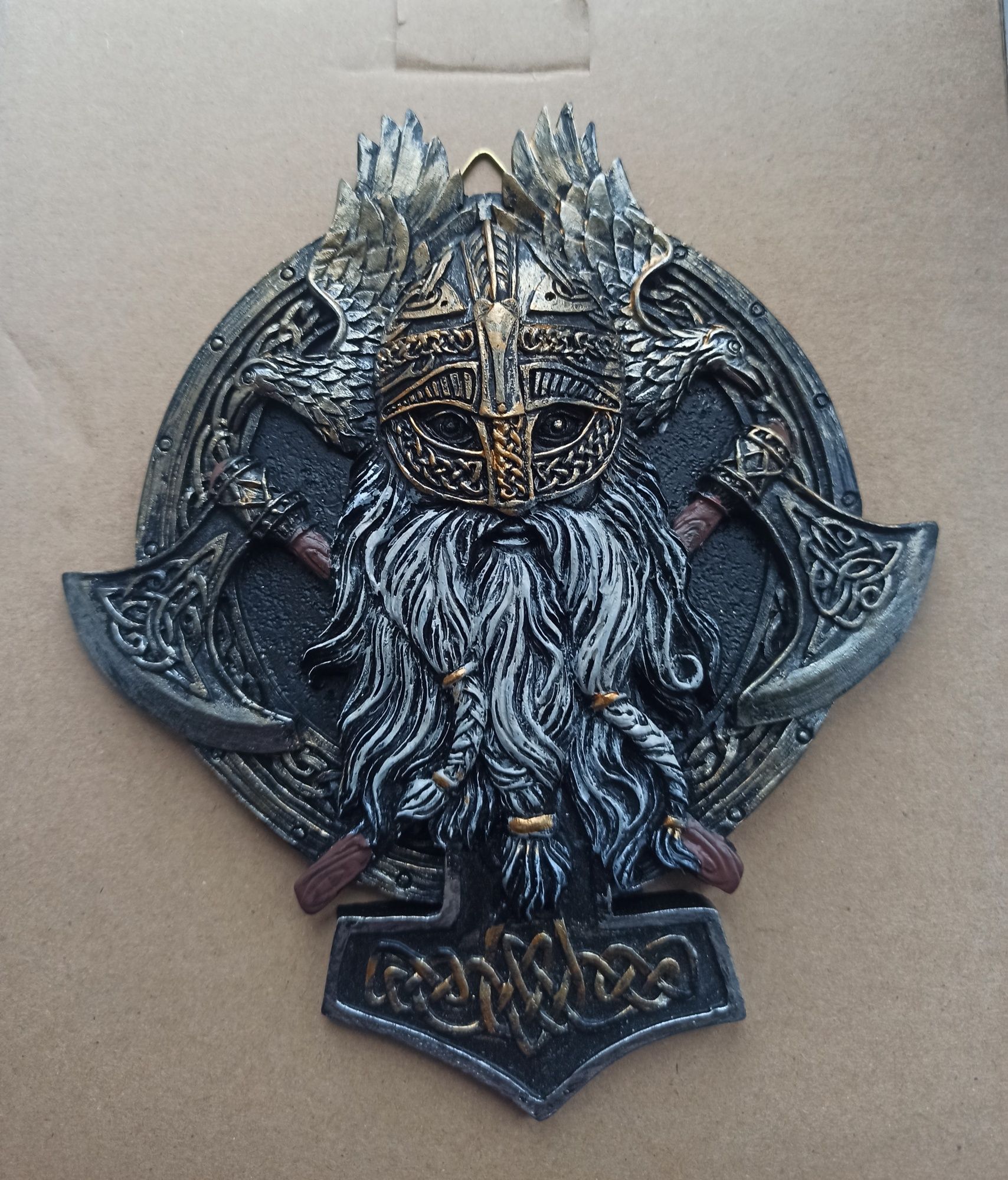 Картина объемная,панно настенное  ,,Viking,Odin ,,