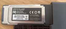 Placa Sound Blaster vintage Express Card portáteis