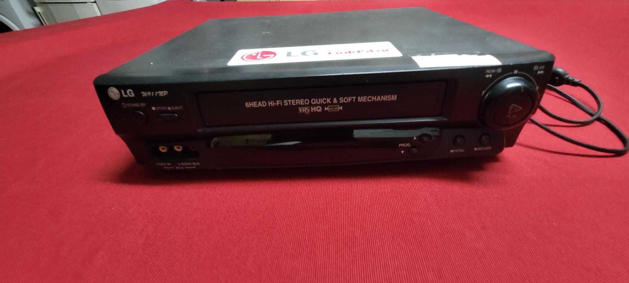 VHS marca LG a funcionar