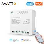 Реле Wi-Fi 4 х канальное, реле 1, 2, 4 канала, Tuya, RF 433Mhz, смарт
