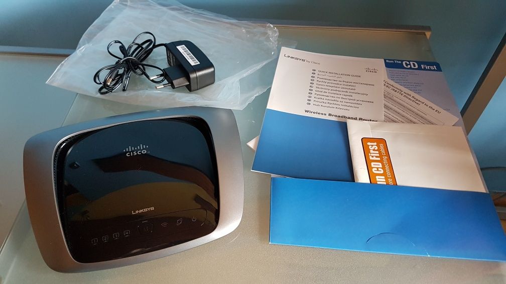 Router WIFI (2 Anteny) Linksys Cisco WRT160n v3