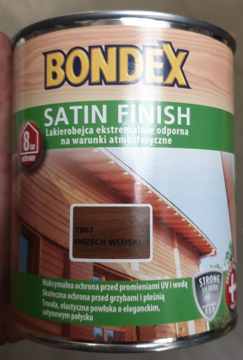 Bondex Satin Finish orzech wloski puszka 0,75L