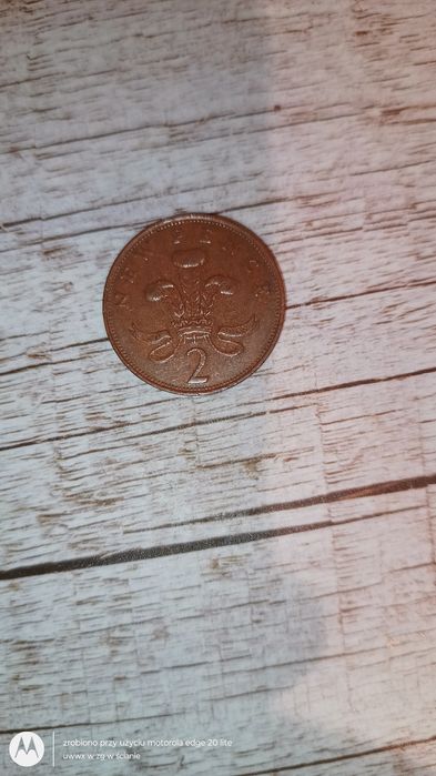 Moneta new pence z 1971 roku okazja