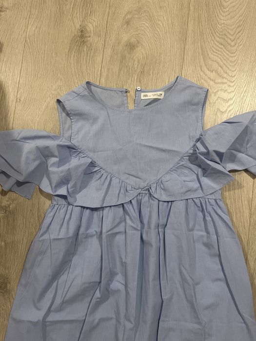 niebieska sukienka dla dziewczynki