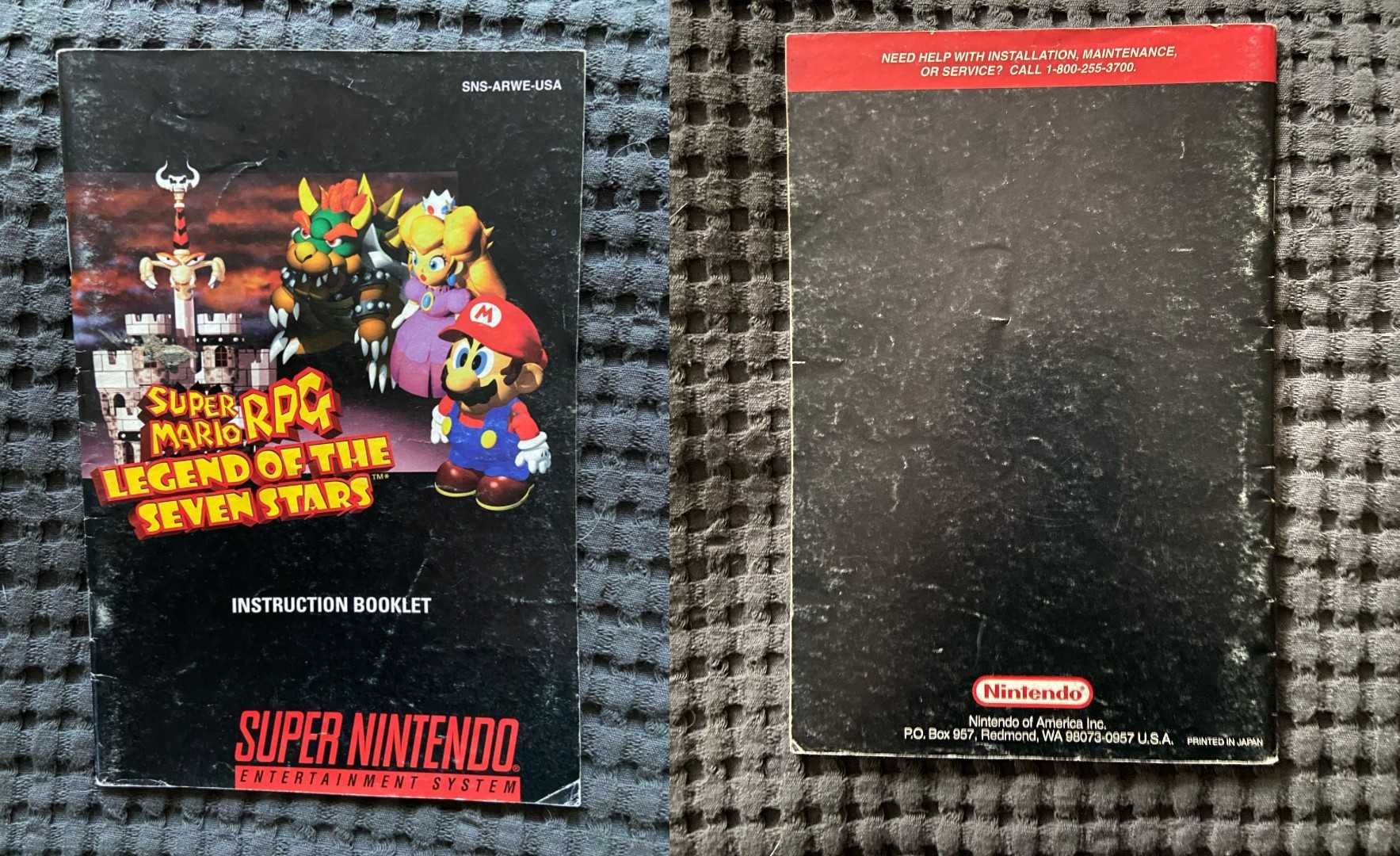 Super Mario RPG SNES wersja NTSC USA angielski CIB