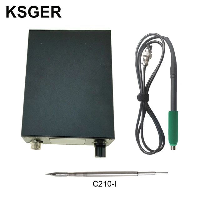 Паяльная станция паяльник KSGER T210 STC V2.3 цветной дисплей