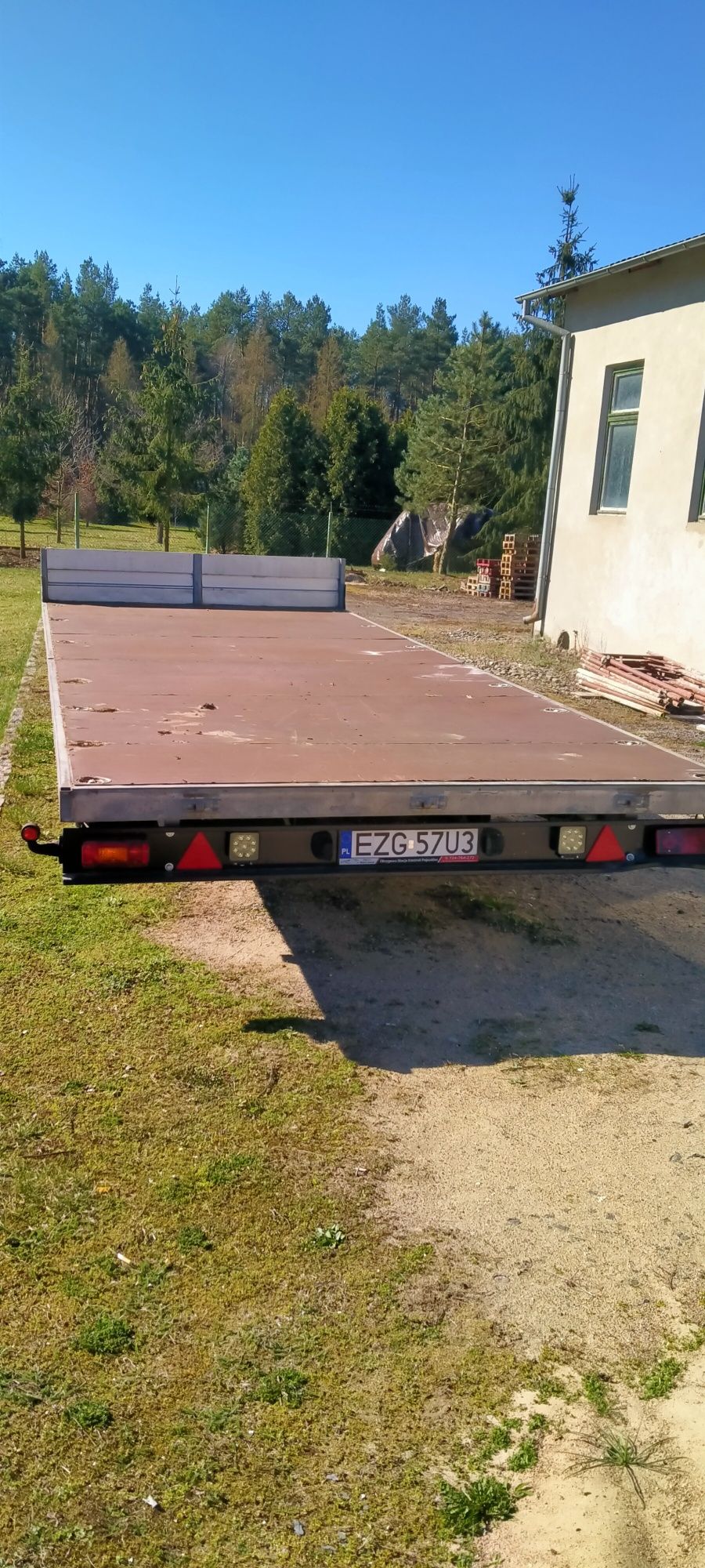 Przyczepa ciężarowa 6.5m dmc 3500
