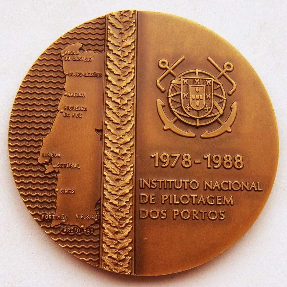Medalha de Bronze Barcos Instituto Nacional de Pilotagem dos Portos