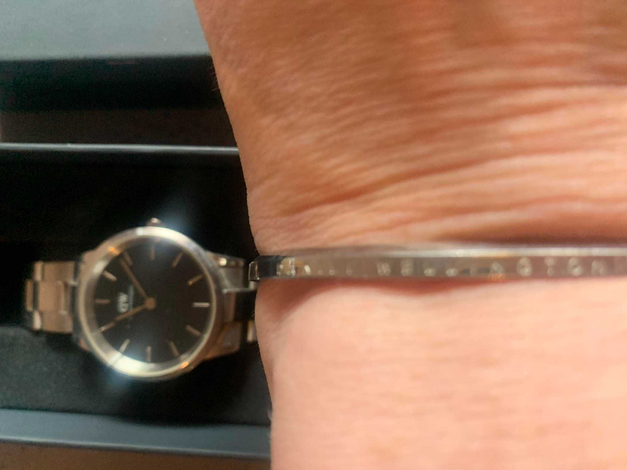 Daniel Wellington DW Iconic zegarek unisex damski i bransoletka stal