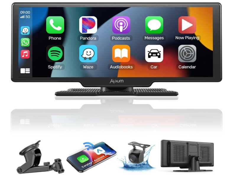 Radio Ekran Wyświetlacz Nawigacja CarPlay Android Auto Kamera cofania
