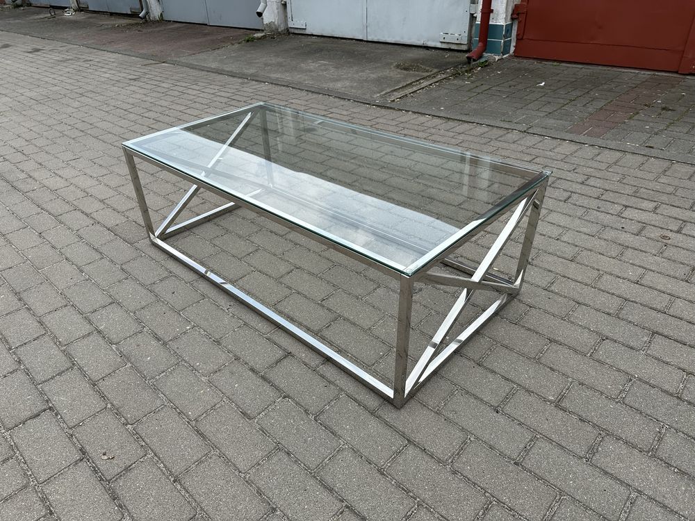 Stolik kawowy szkło Styl Glamour