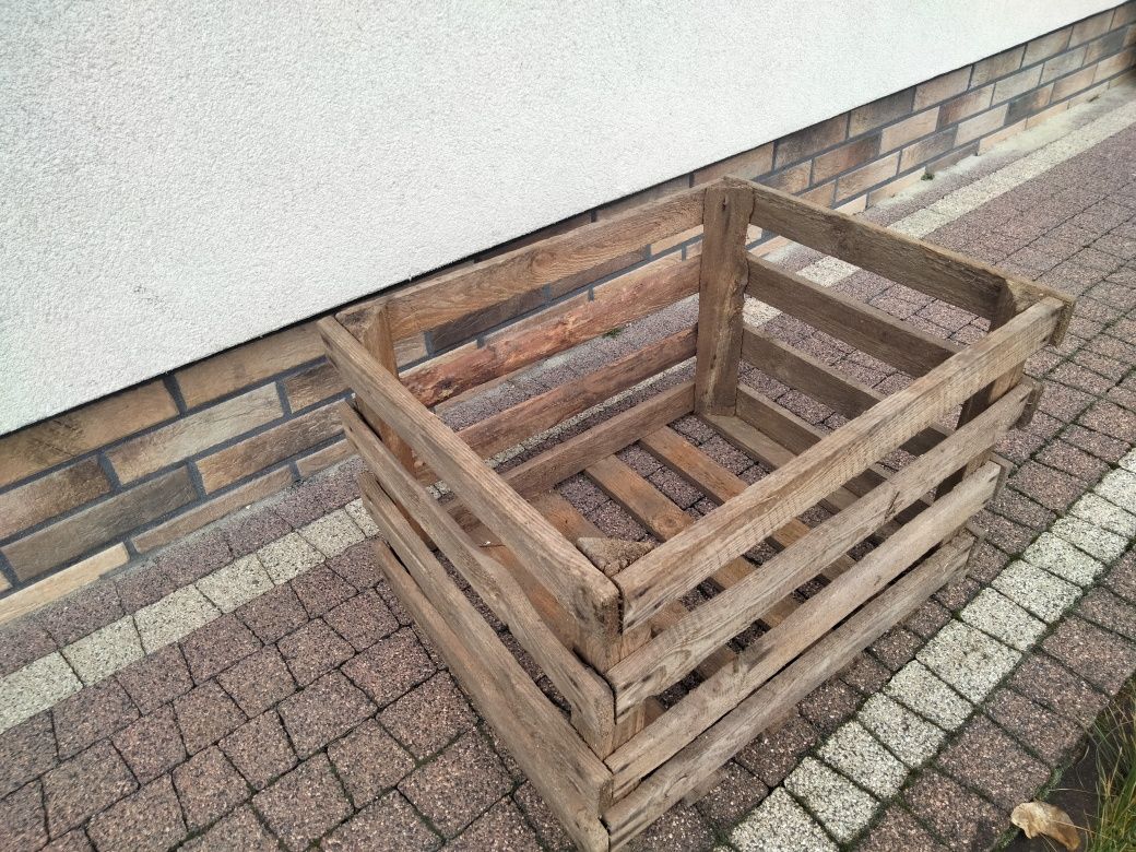 Mocne drewniane skrzynki