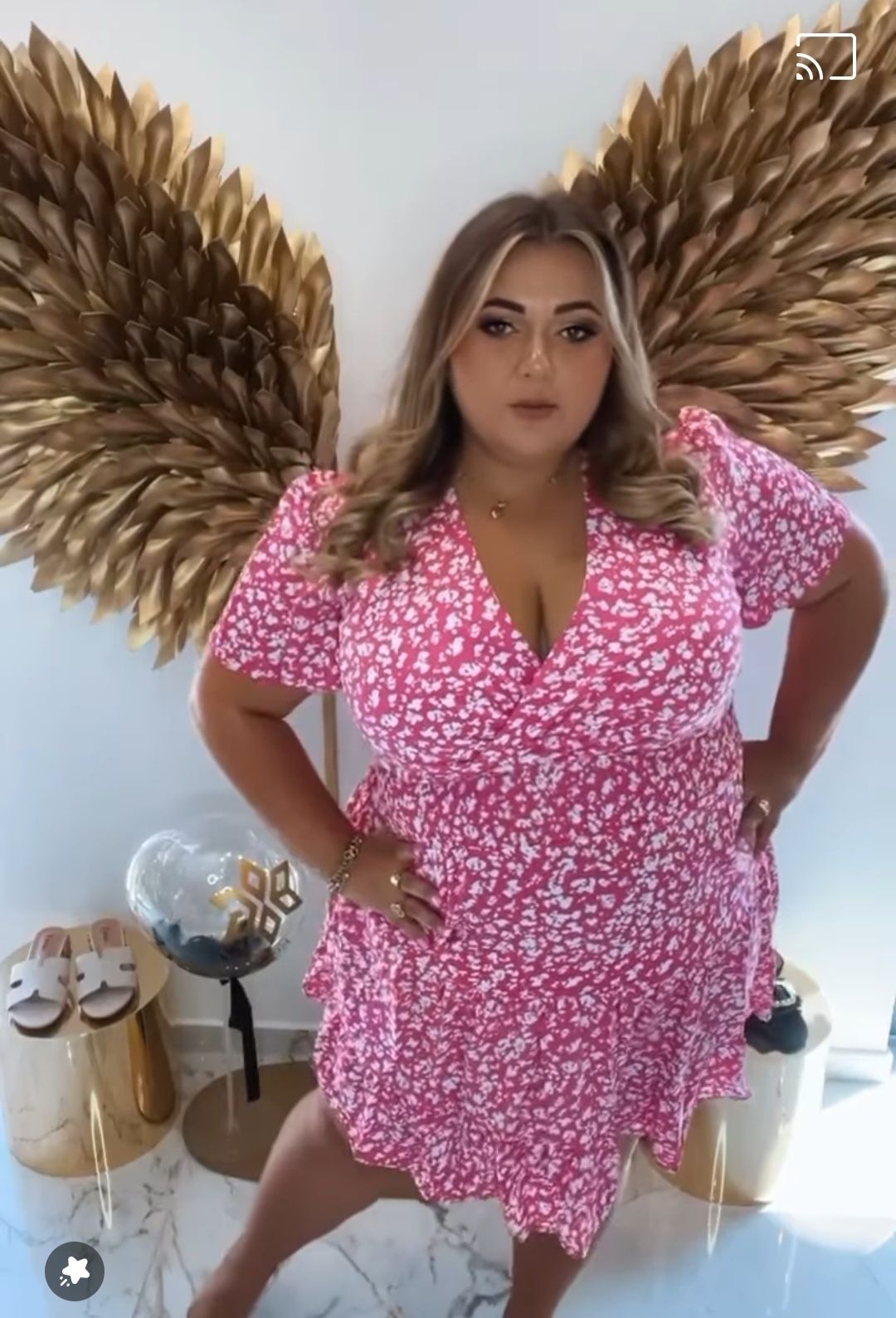Piękna kobieca sukienka Plus Size 2xl