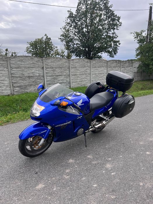 Honda CBR 1100xx 2003r Grzane Manetki Stalowy Oplot Kufry