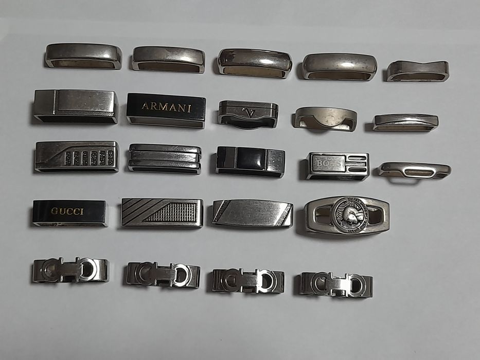 Тренчики металические на ремень. Boss,cucci,armani